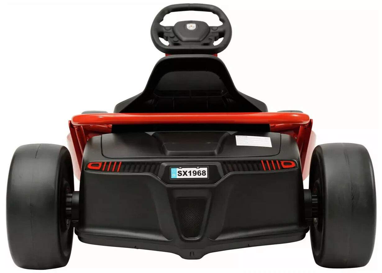 Hyper Drift Go Kart 24V Electric Ride On - Red