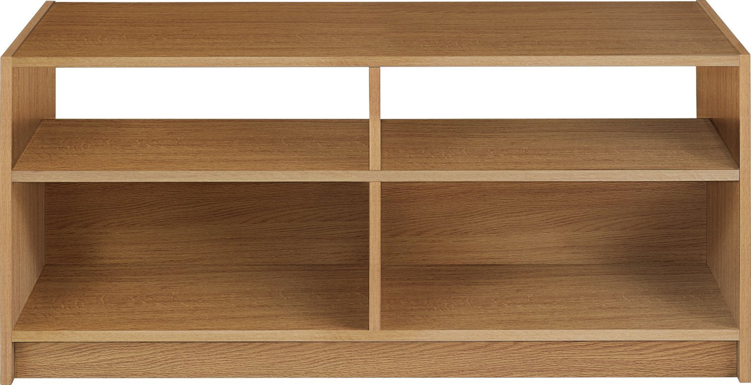 Maine TV Unit - Oak Effect