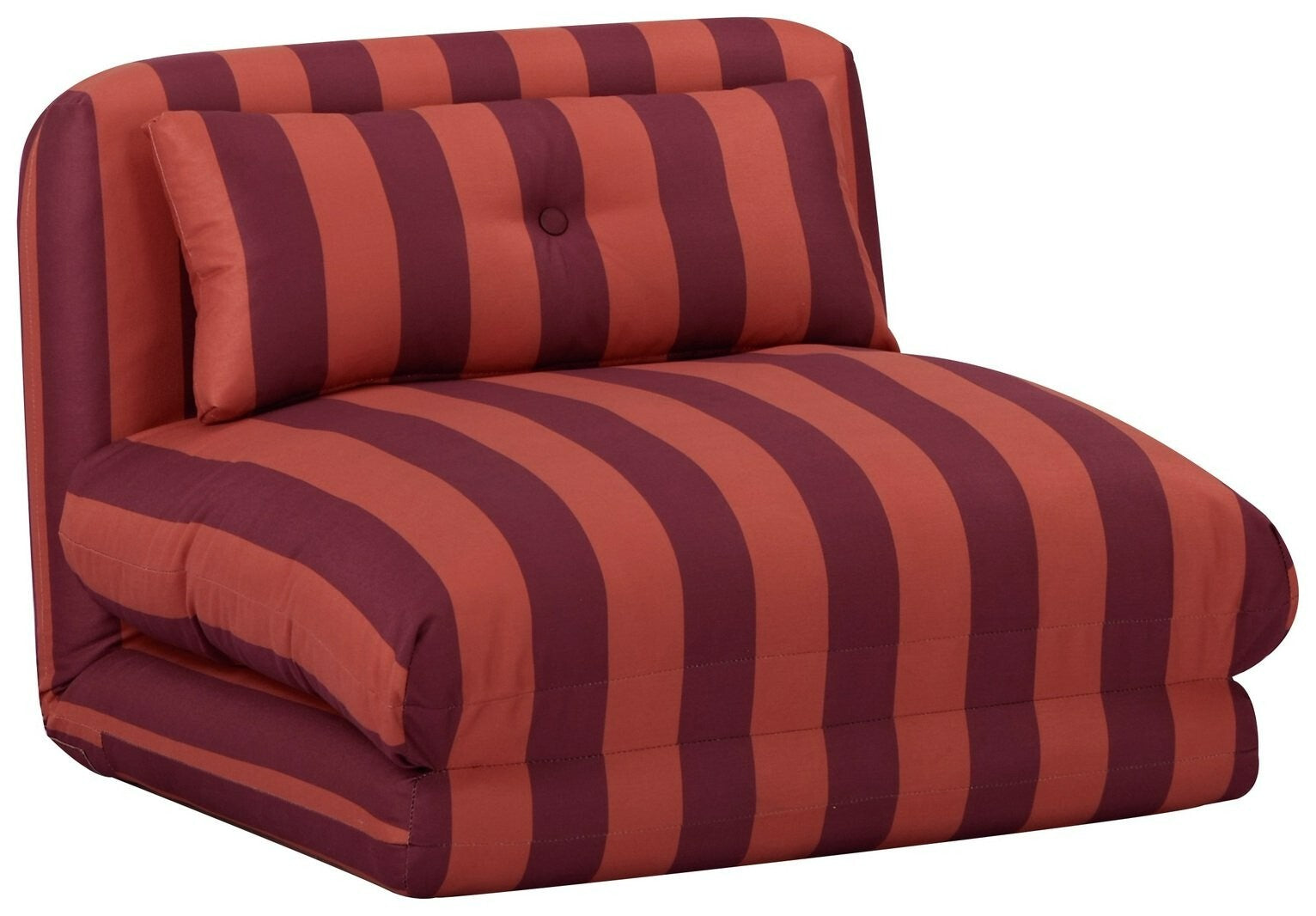 Lexi Single Fabric Chairbed - Red