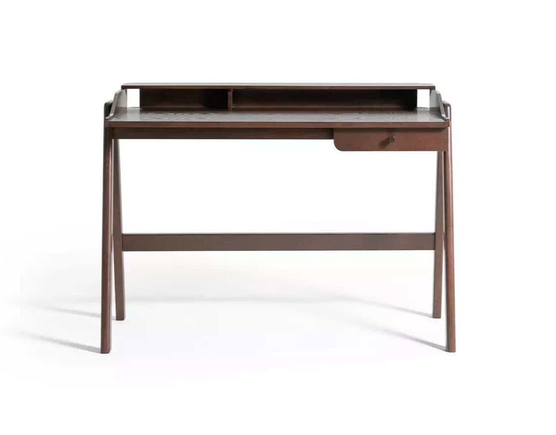 Habitat Ewell 1 Drawer Desk - Walnut