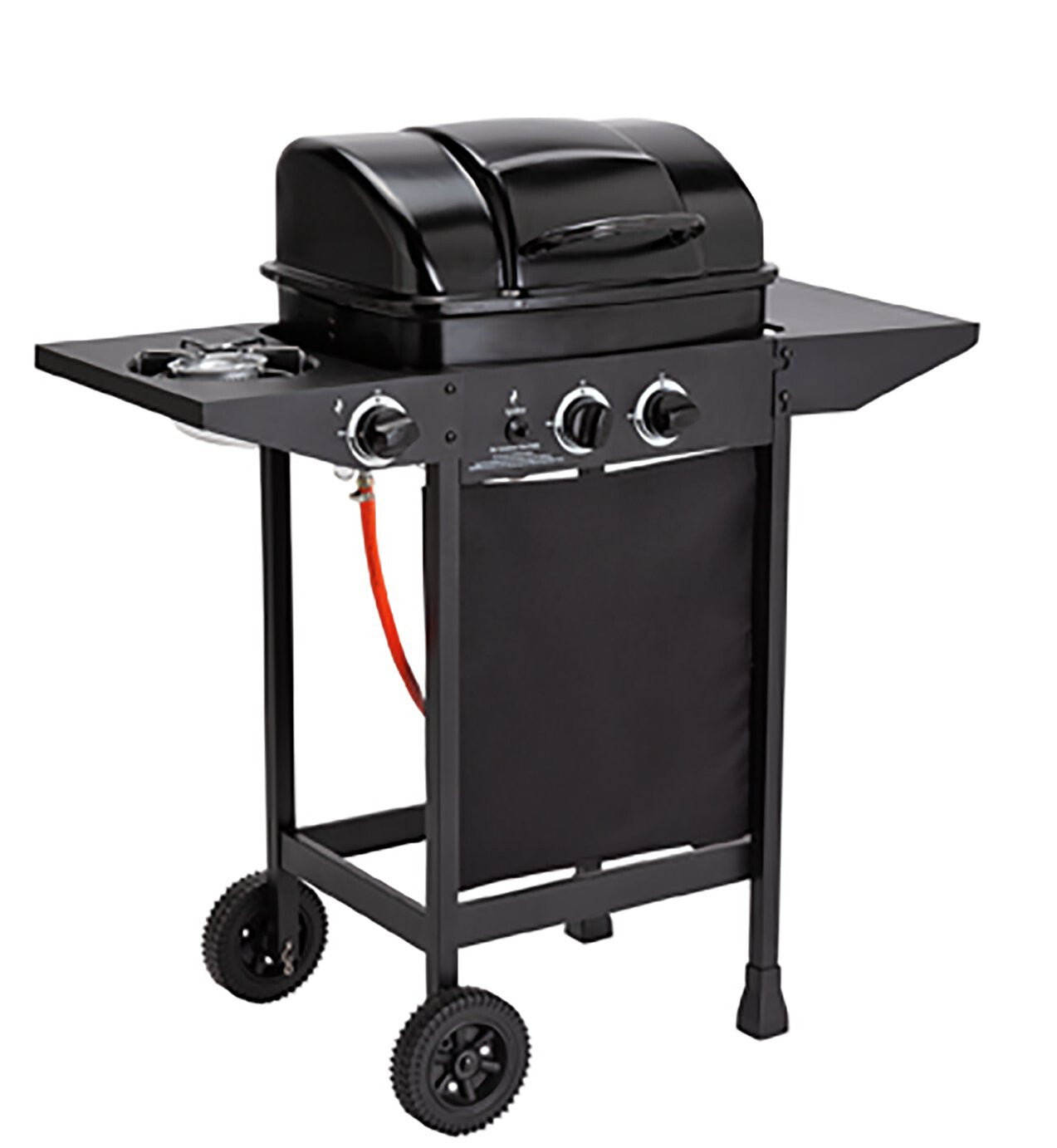 2 Burner Gas BBQ with Side Burner