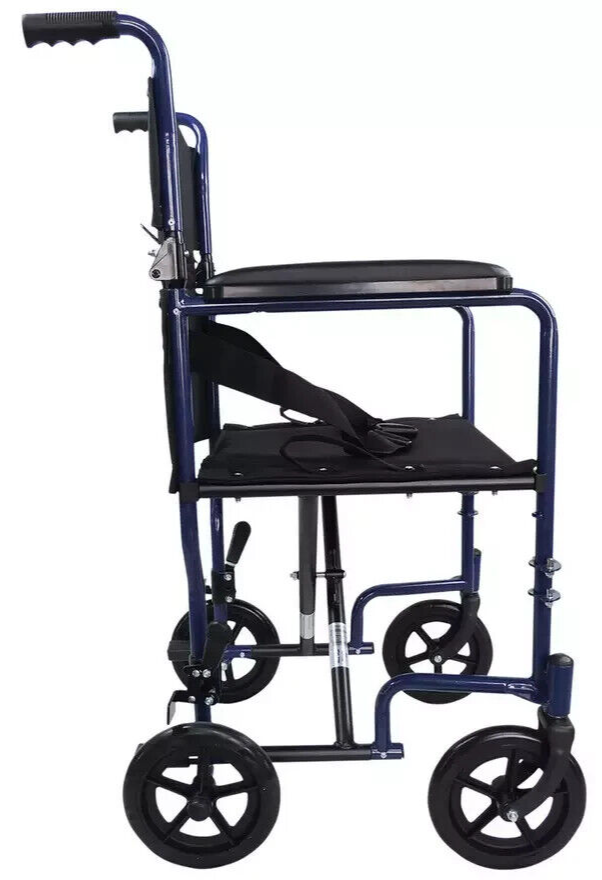 Aidapt Steel Compact Blue Transit Chair