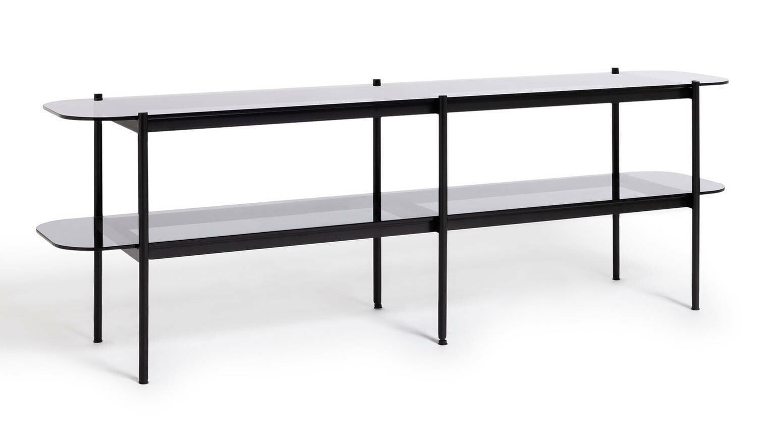 Habitat Neo 2 Shelf Large TV Unit - Black