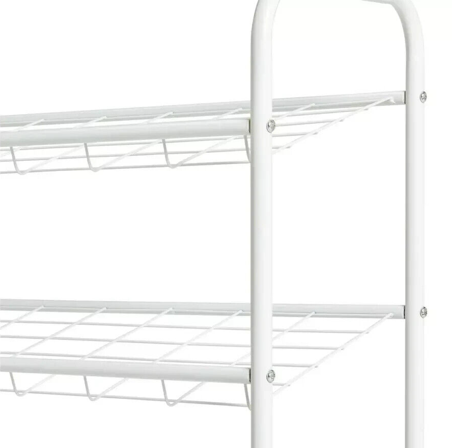 Home Jorn 6 Tier Shoe Rack White | Space Saving Storage Organizer for Entryway