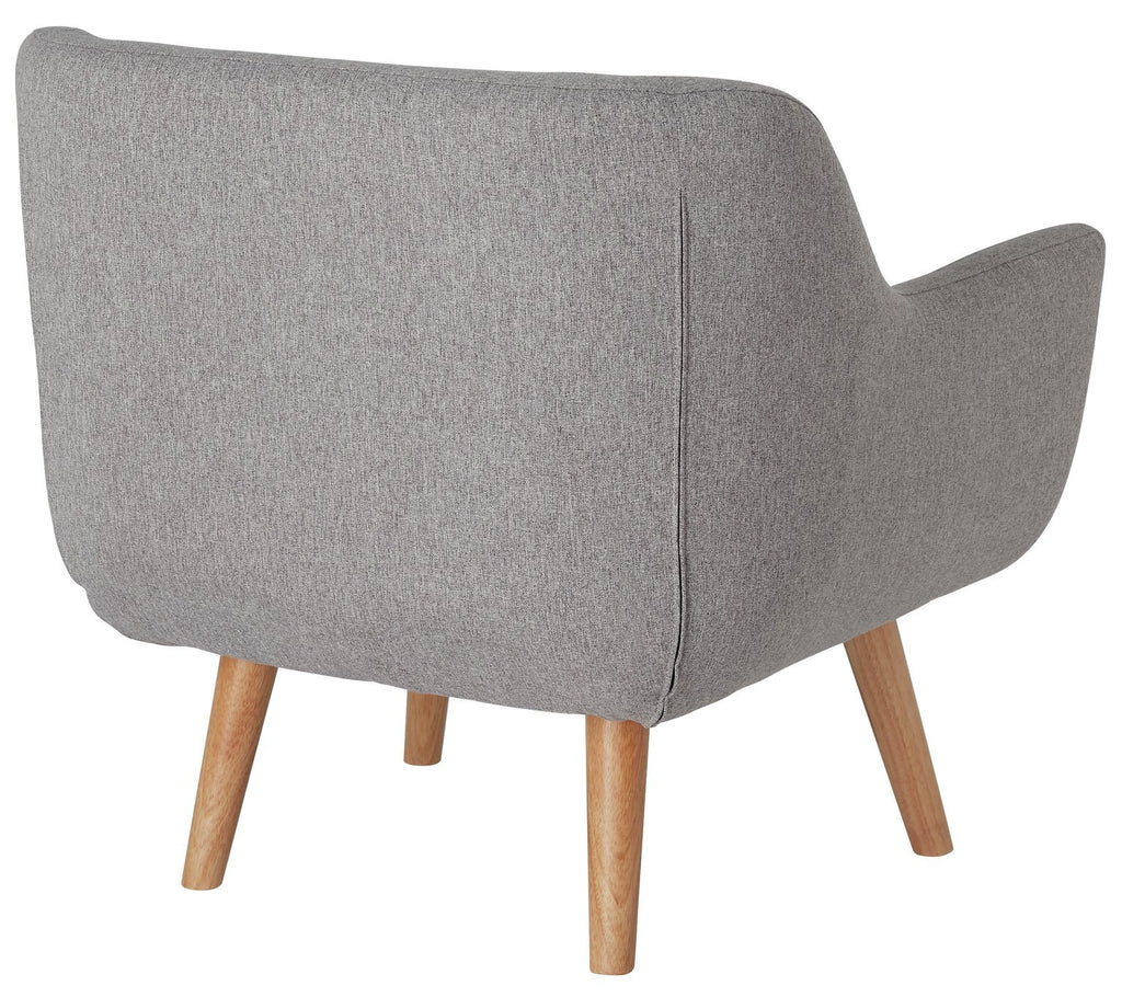 Habitat Nellie Fabric Accent Chair - Grey