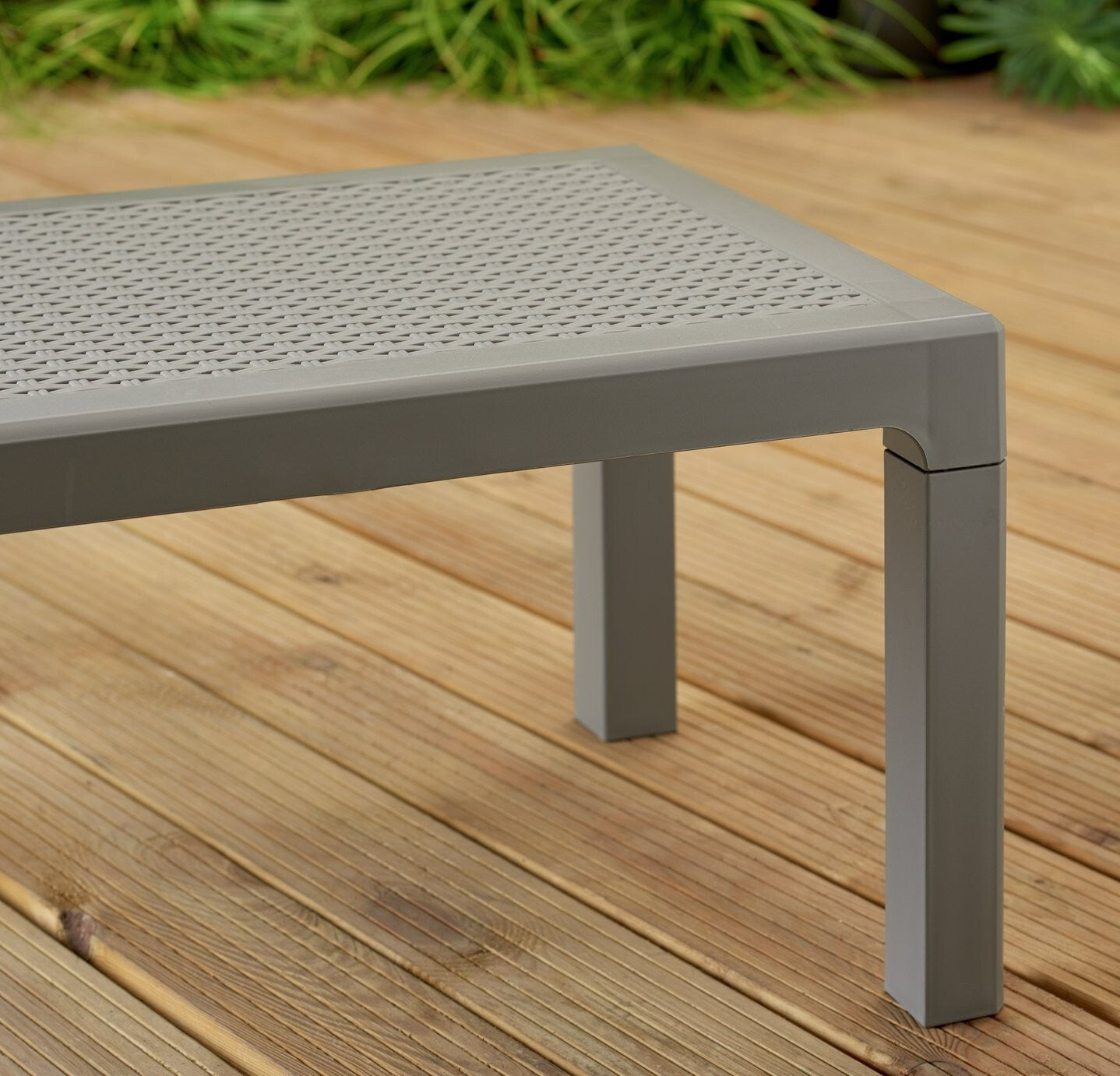 Home Baltimore 2 Seater Plastic Garden Bistro Set | Outdoor Patio Table Chairs