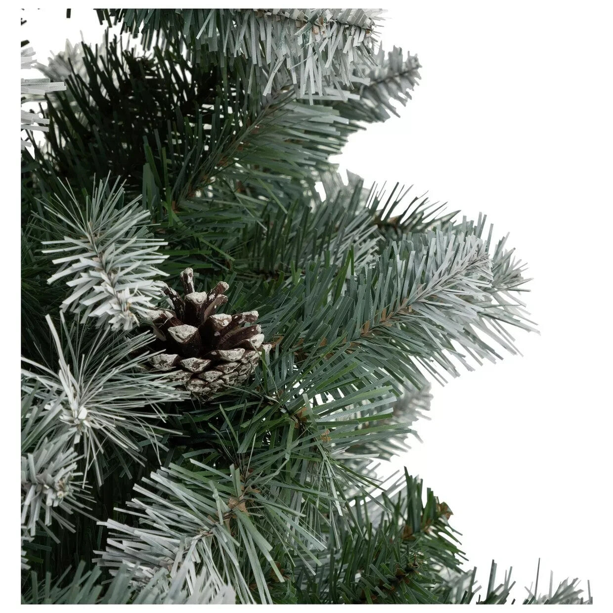 5ft Blue Oscar With Pinecones Prelit