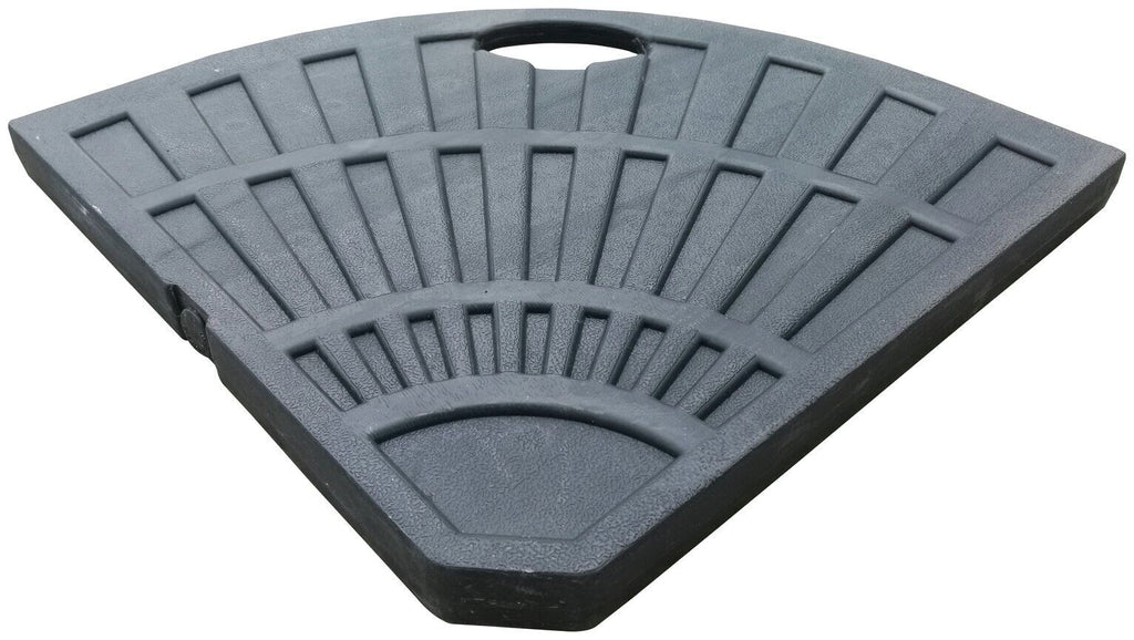 Plastic Quarter Parasol Base - Black