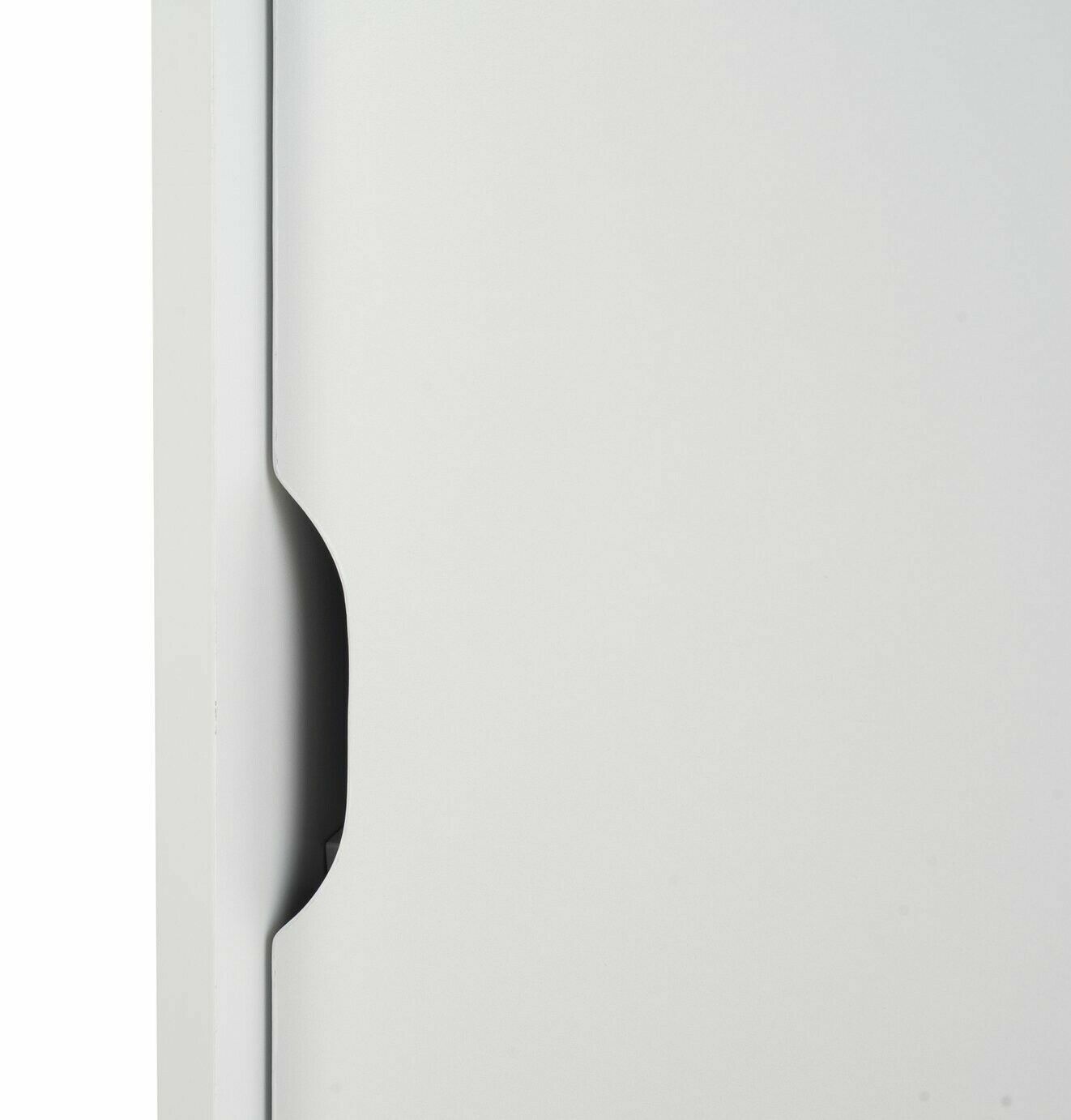 Chloe 2 Door Shoe Storage Cabinet - White ( B Grade 54223 - 54226 )