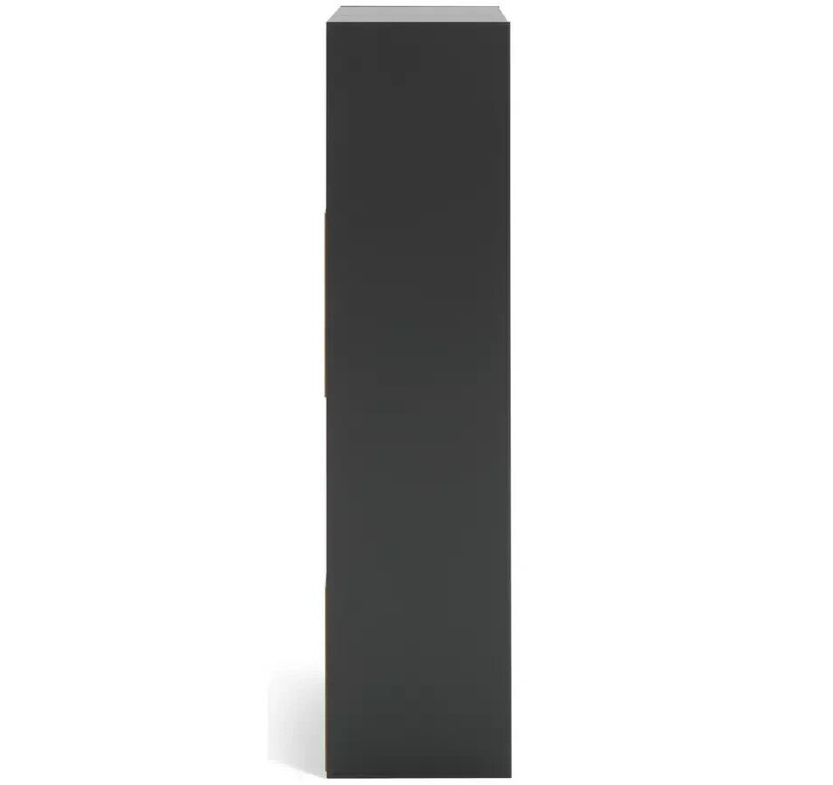 Home Squares 8 Cube Storage Unit Dark Grey | Organizer Shelf for Living Room