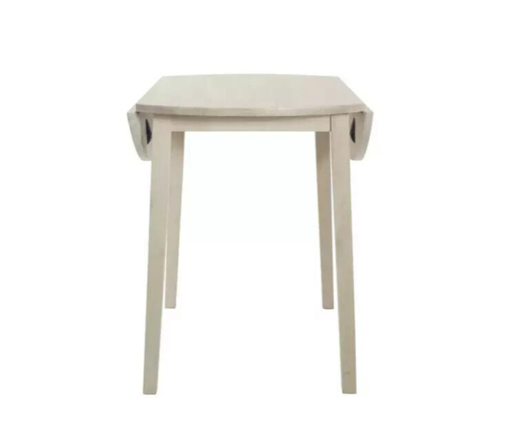 Kendal Solid Wood Extending Table & 4 Oak Chairs White Wash