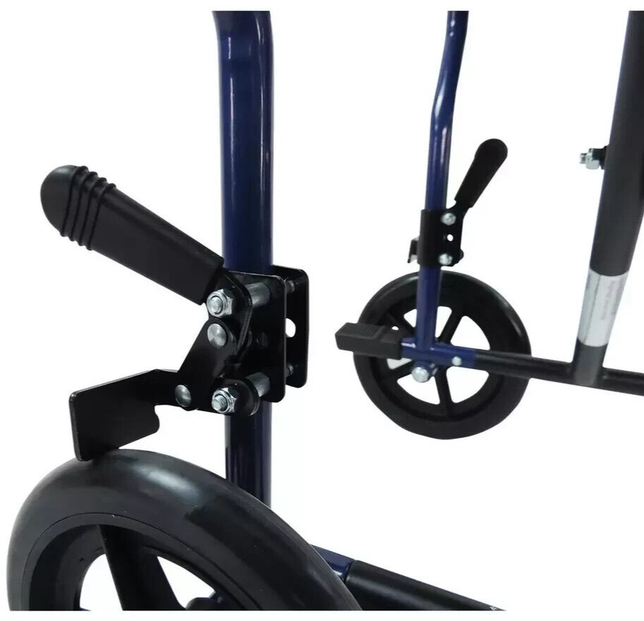 Aidapt Steel Compact Blue Transit Chair