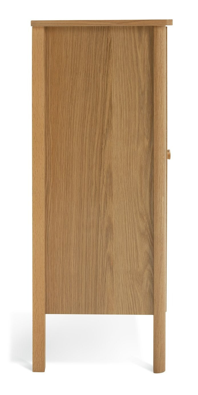 Kent 2 Door Shoe Storage Cabinet - Oak