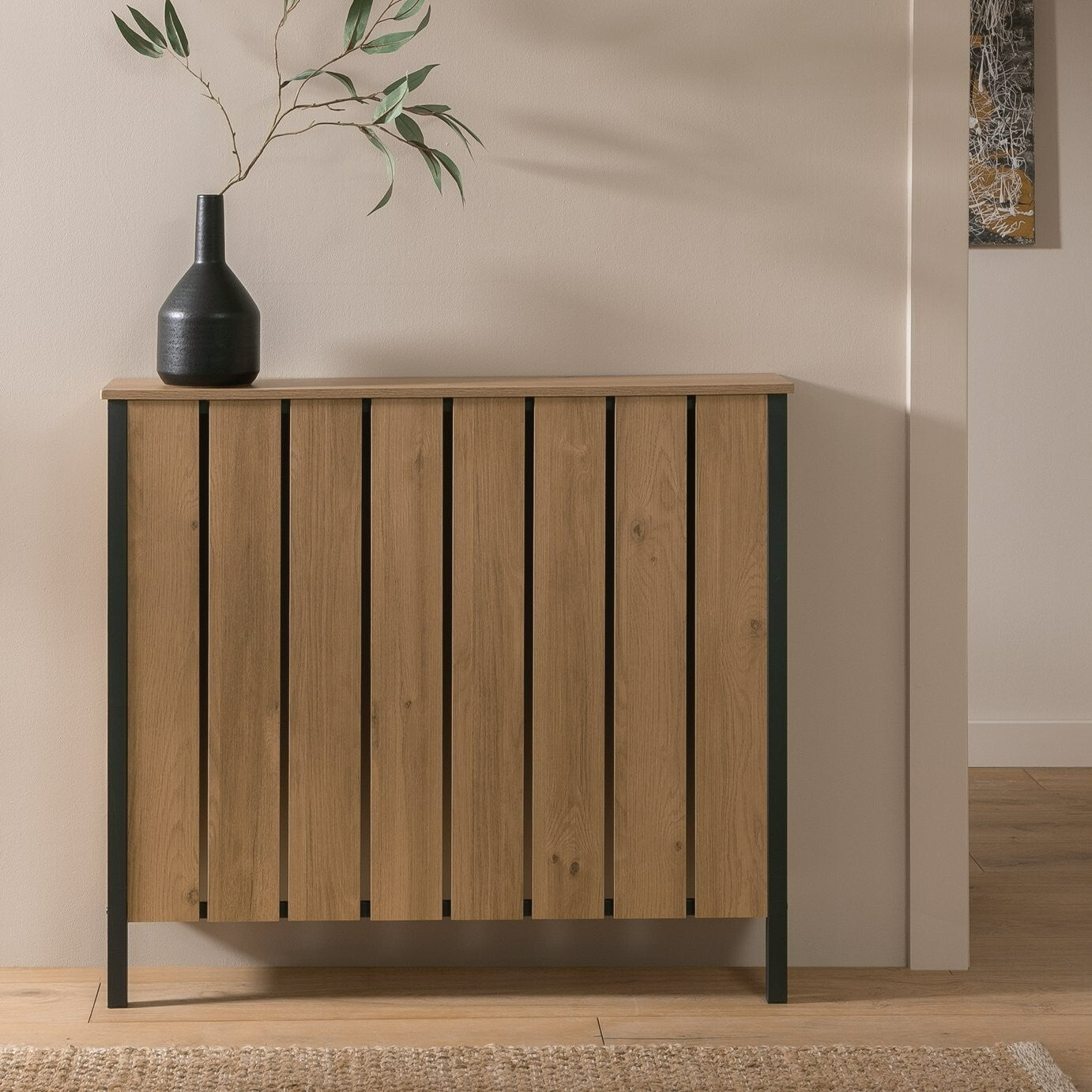 Loft Living Small Radiator Cover - Oak