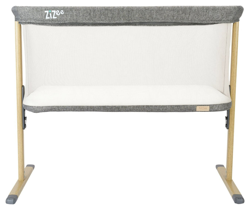 Tutti Bambini Zizee Essential Crib Oak Charcoal