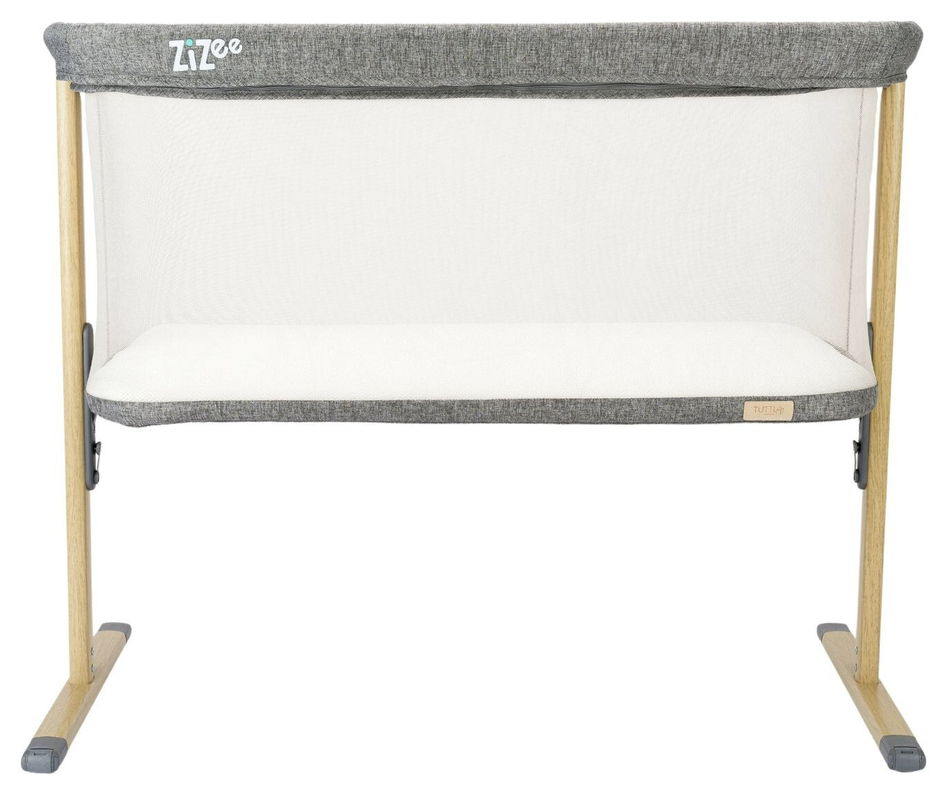 Tutti Bambini Zizee Essential Crib Oak Charcoal