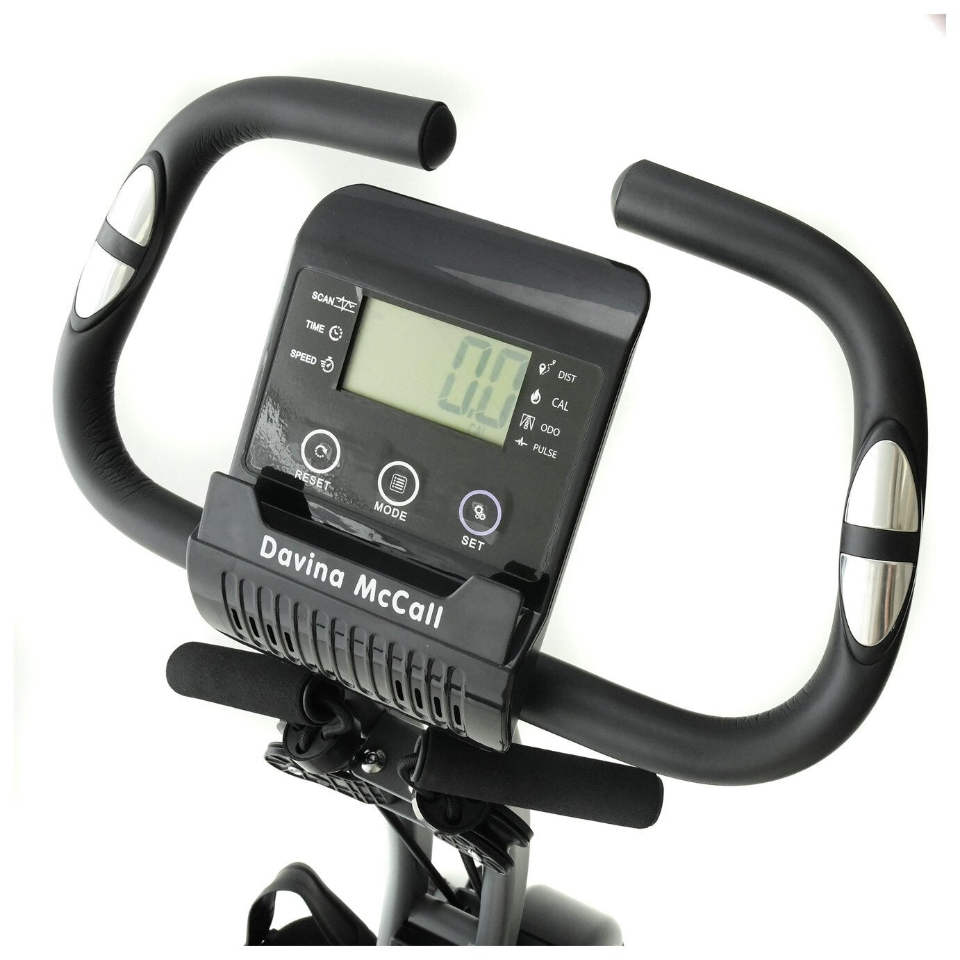 Davina McCall Folding Exercise Bike with Resistance Bands | Home Fitness Cardio
