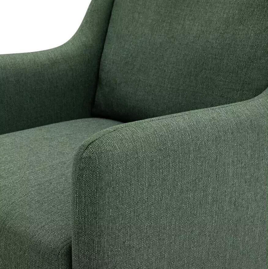 Morris Self Assembly Fabric Armchair - Green