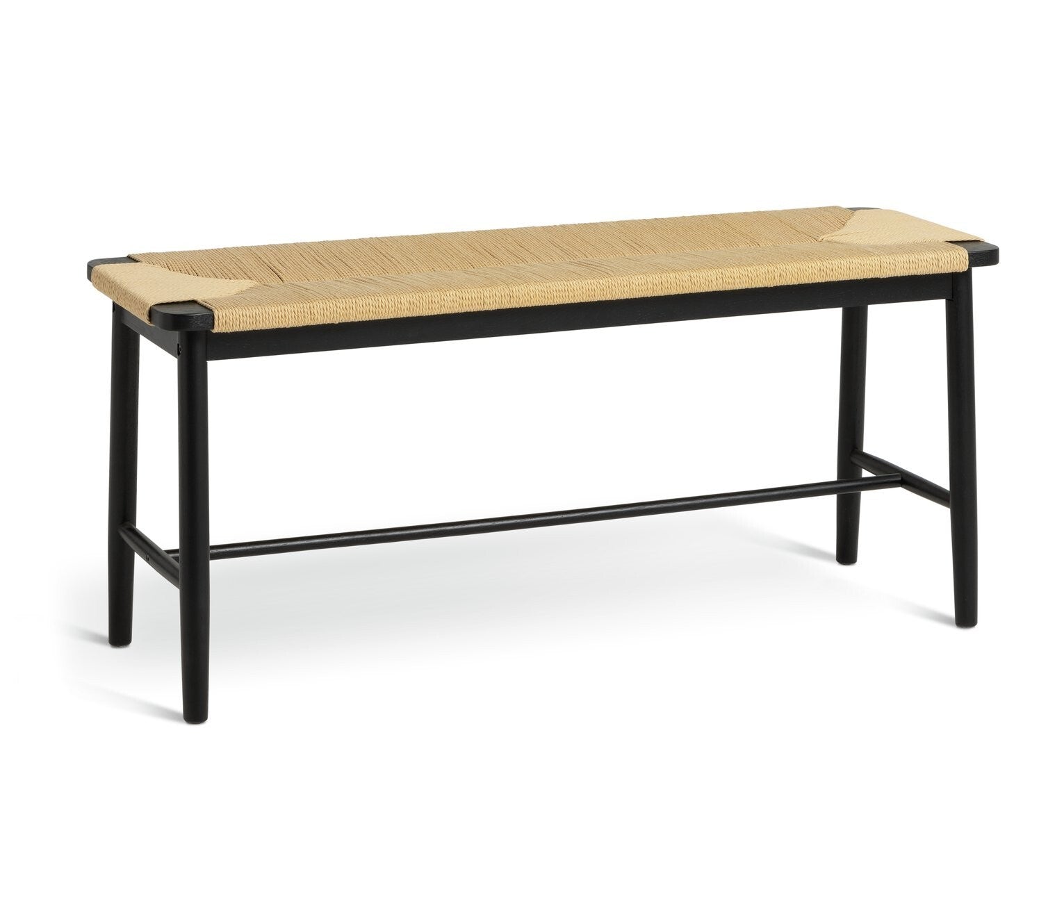 Hanna Oak Bench - Black ( B Grade 19159)