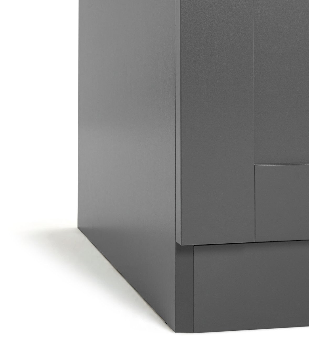 Habitat Munich Panelled 2 Door Wardrobe - Anthracite ( B Grade 33394 - 33397 )