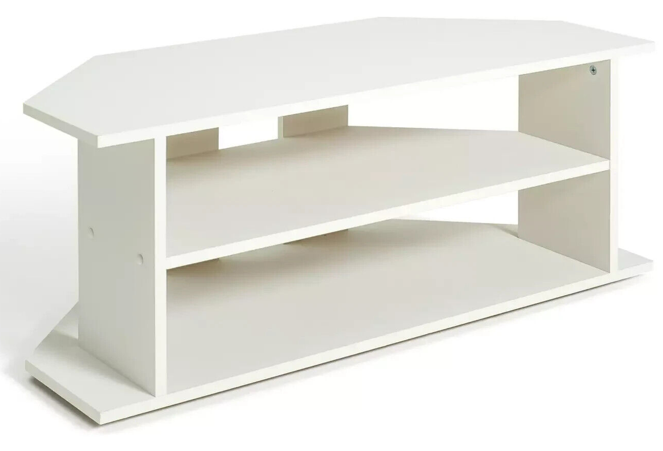 Corner TV Unit - White