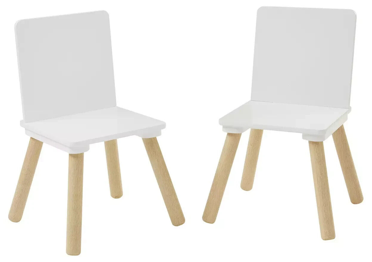 Liberty House Kids Table and Chair Set - Wood White