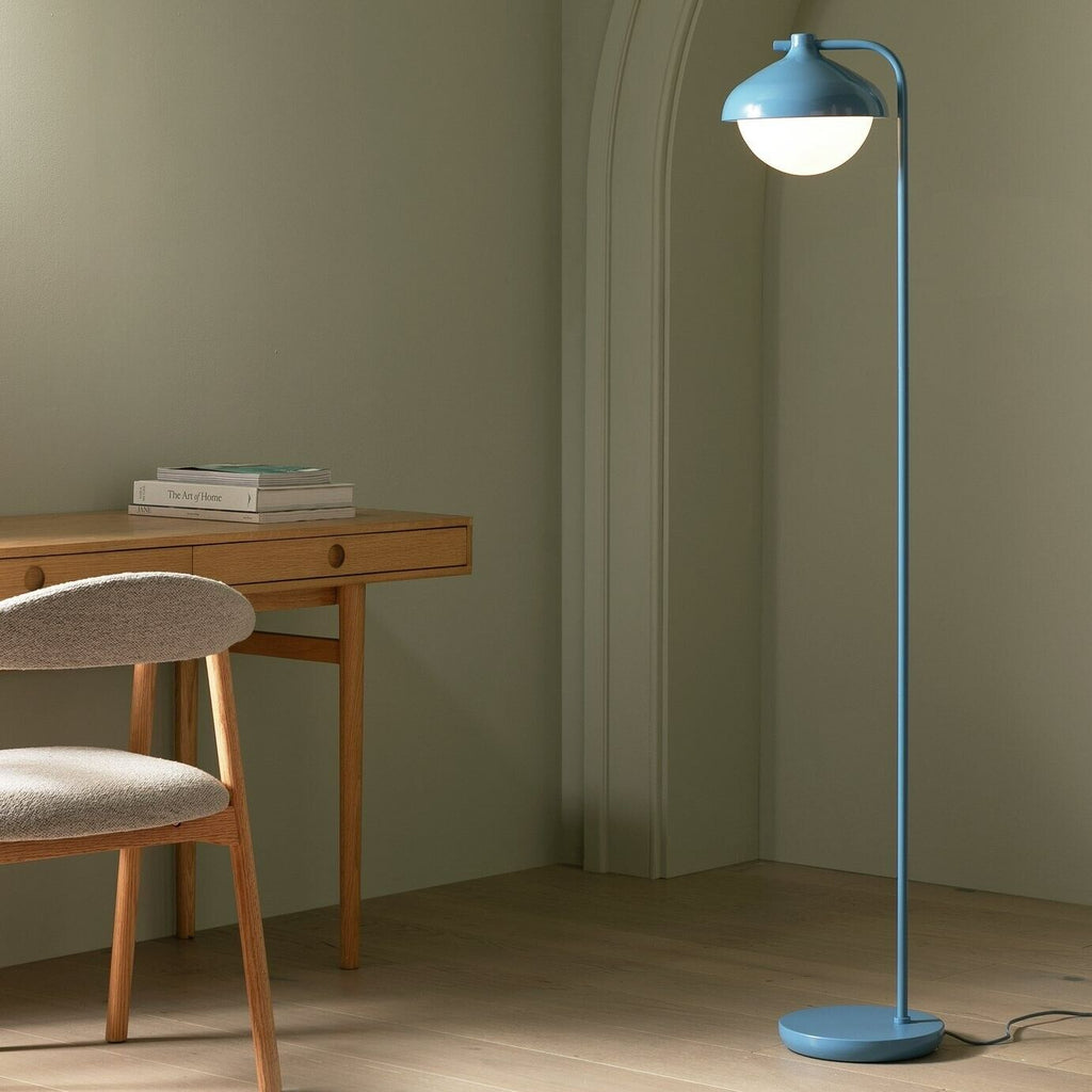 Habitat Acorn Metal Floor Lamp - Cornflower Blue