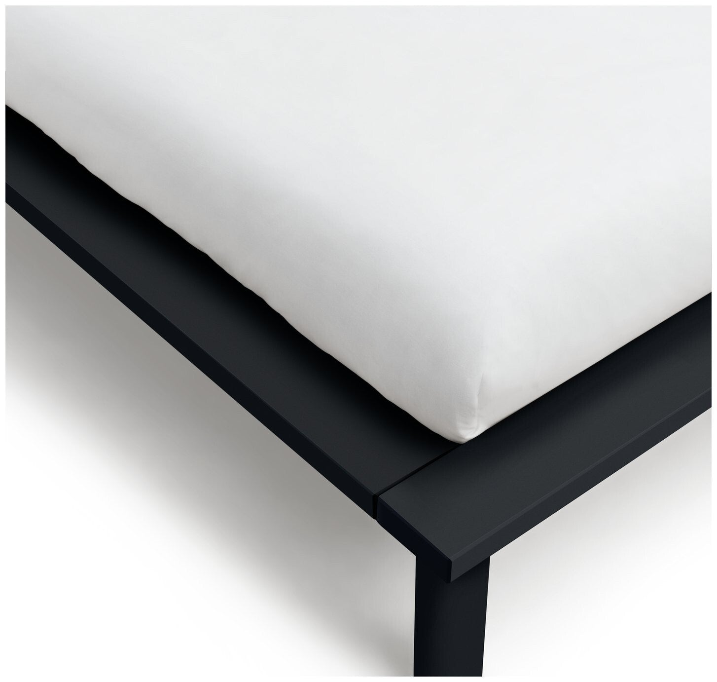 Habitat Akio Kingsize Platform Bed Frame - Black ( B Grade 32618  )