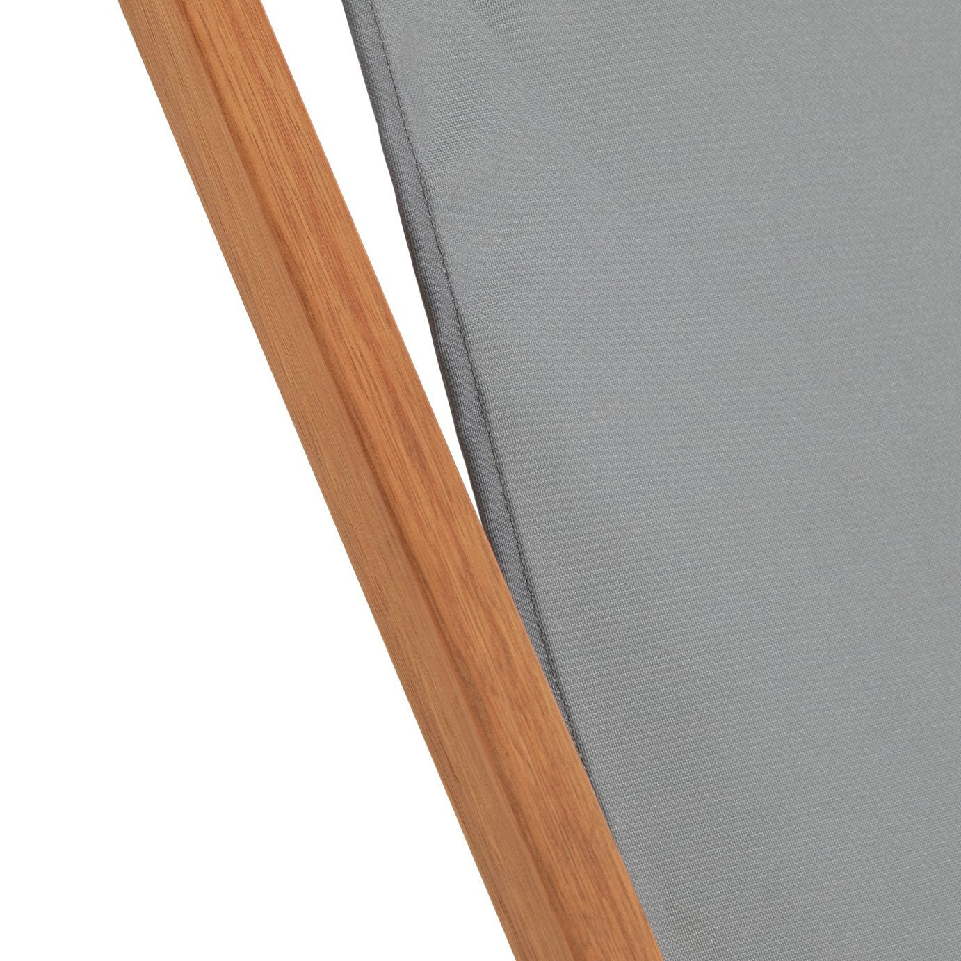 Habitat Folding Wooden Garden Deck Chair - Charcoal | Comfortable Outdoor Patio