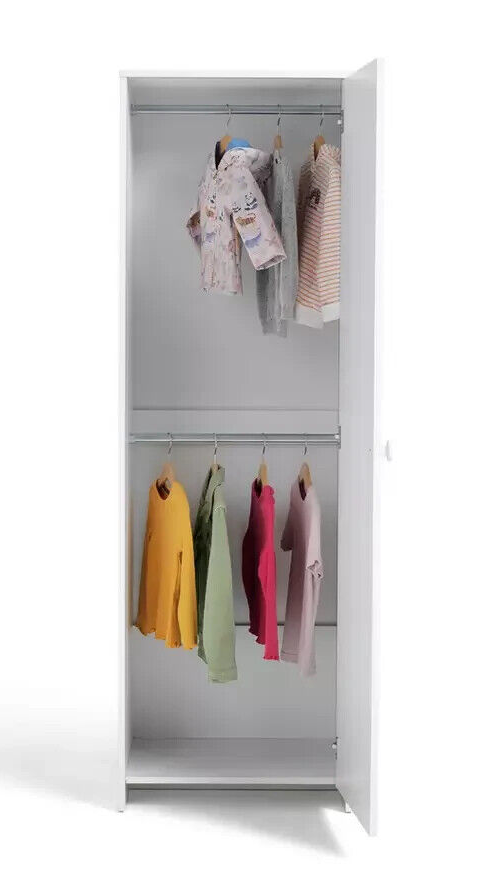 Habitat Kids Juno 1 Door Wardrobe - White ( B Grade 56019 - 56021 )