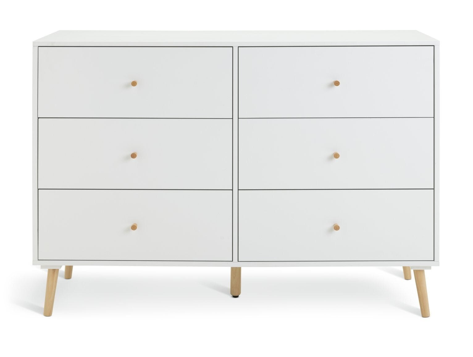 Habitat Otto 3+3 Drawer Chest - White ( B Grade 56501- 56495 )
