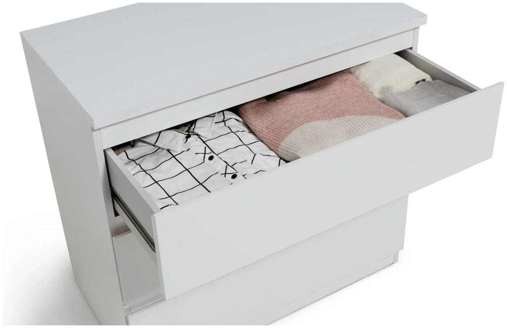 Habitat Jenson Gloss 3 Drawer Chest - White