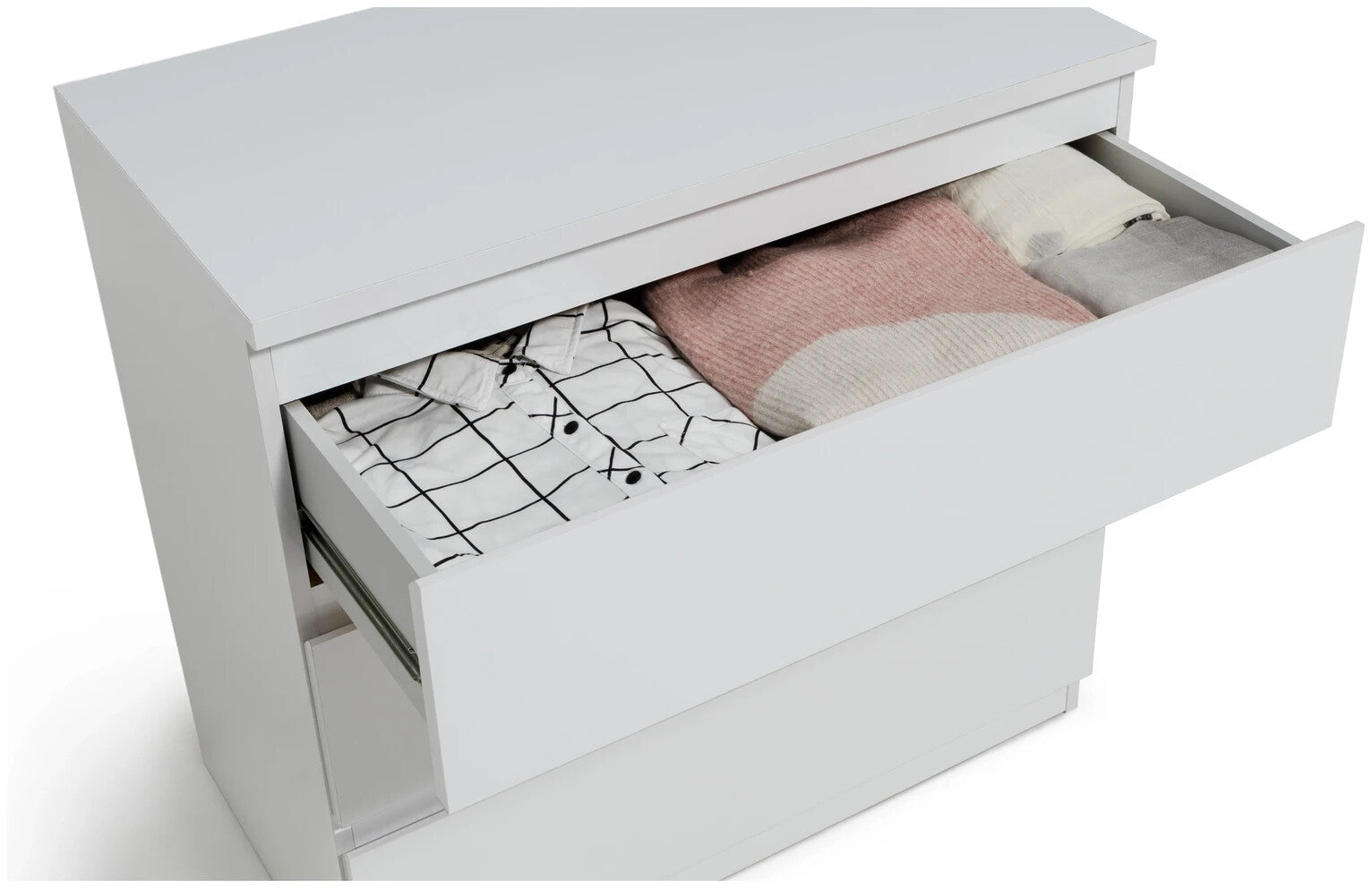 Habitat Jenson Gloss 3 Drawer Chest - White