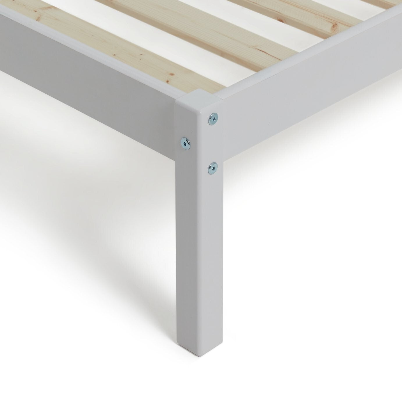 Habitat Home Mia Single Bed Frame - White | Modern Sturdy Bedroom ( B Grade )