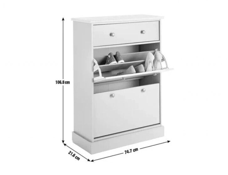 Cubes End Table - White