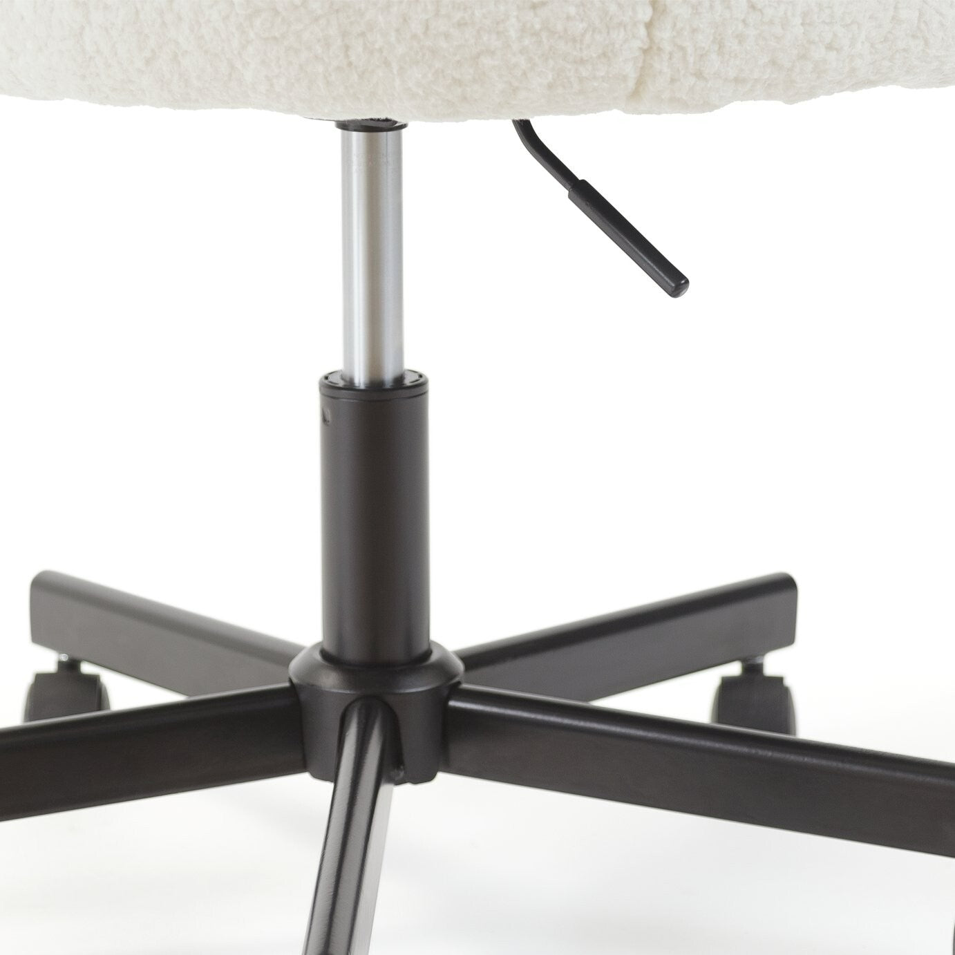 Sonny Fabric Office Chair - Black & White