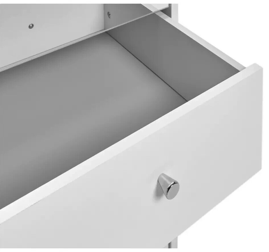 Malibu 2 Door 2 Drawer Wardrobe - White ( B Grade )
