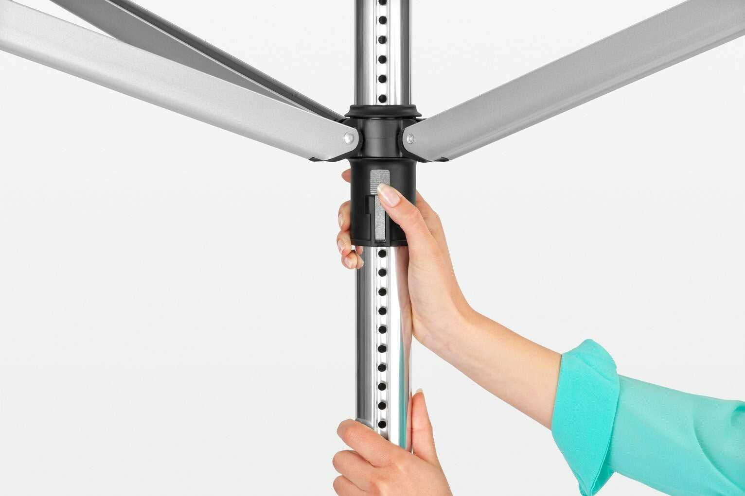 Brabantia 50m Lift-O-Matic Washing Line with Ground Spike
