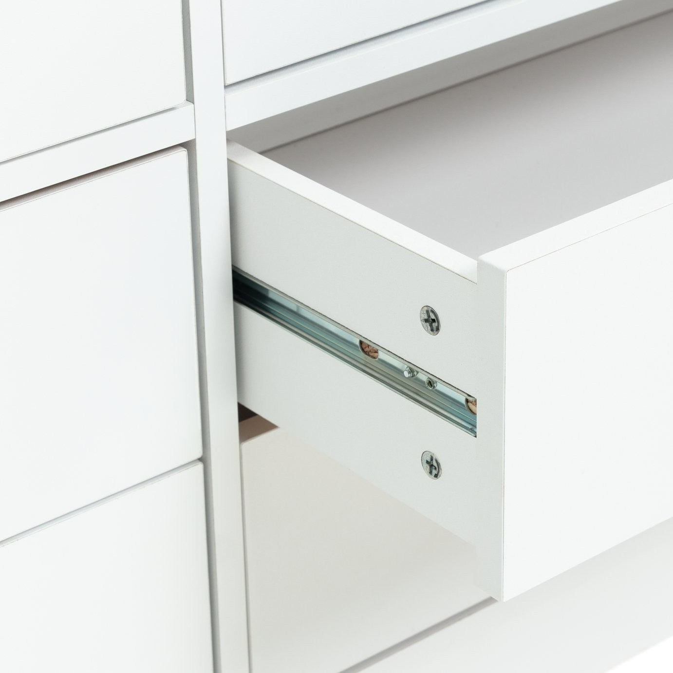 Kids Pagnell 3 Door 4 Drawer Wardrobe - White | large kids wardrobe