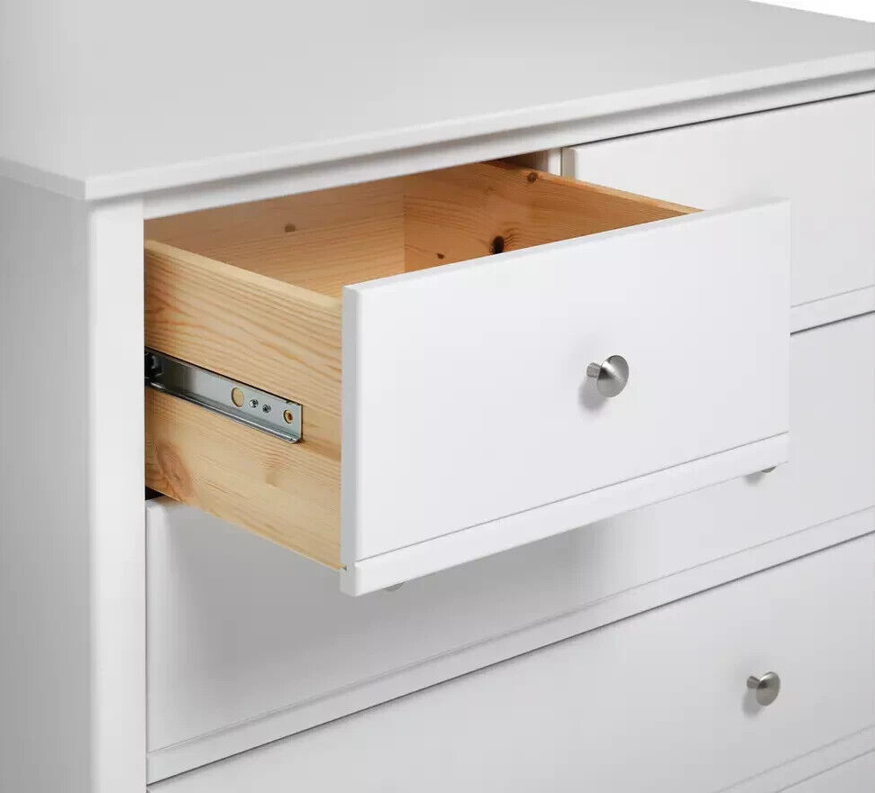 Brooklyn 2+2 Chest of Drawers- White