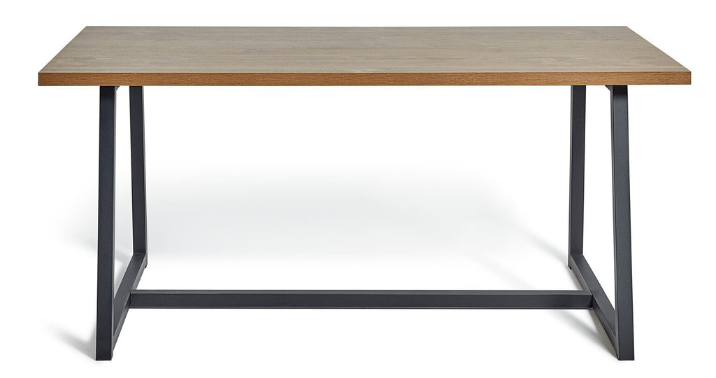 Habitat Nomad 6 Seater Dining Table - Oak Effect