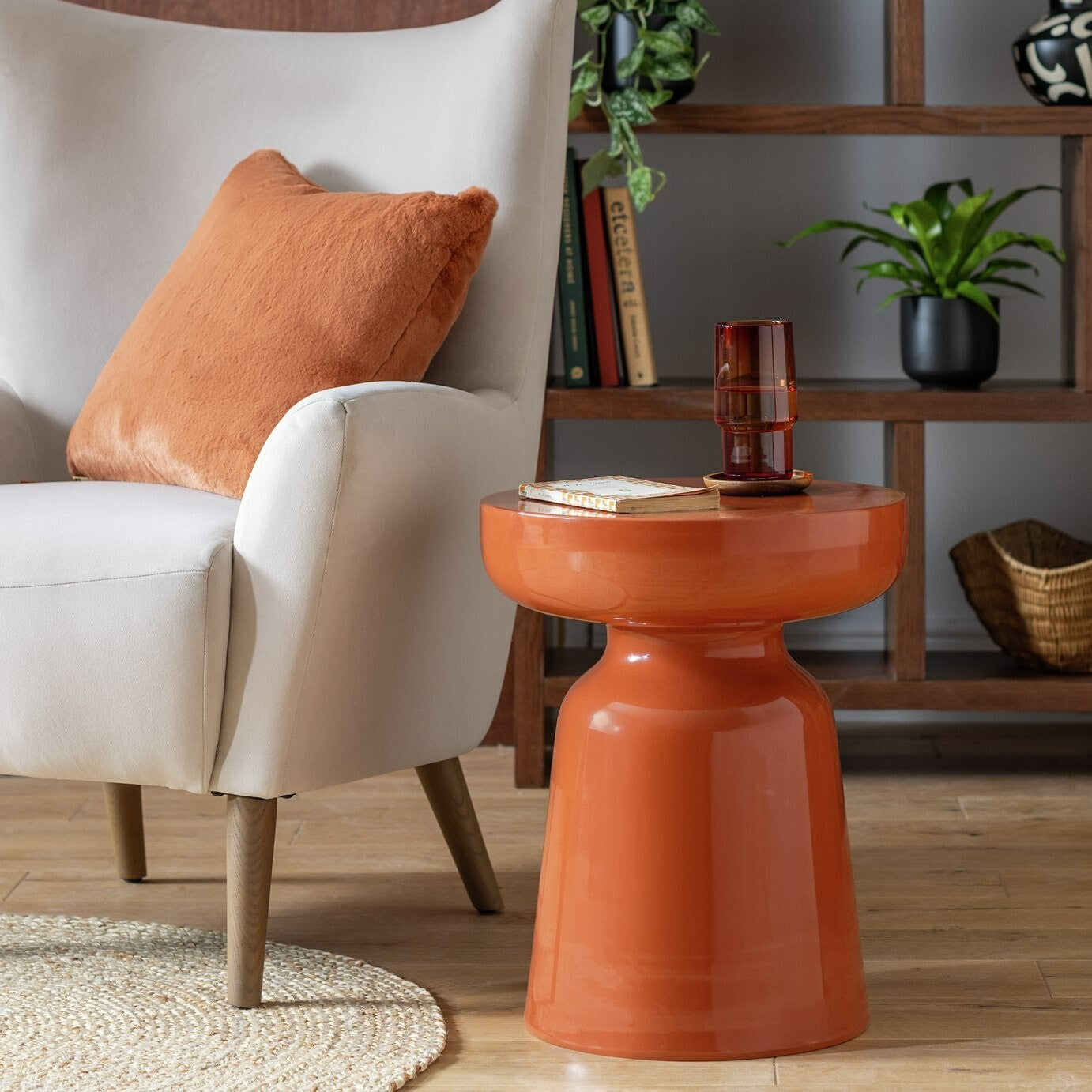 Habitat Cohen Side Table - Clay