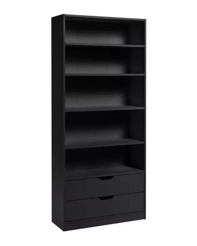 Habitat Compton 2 Drawer Bookcase - Black