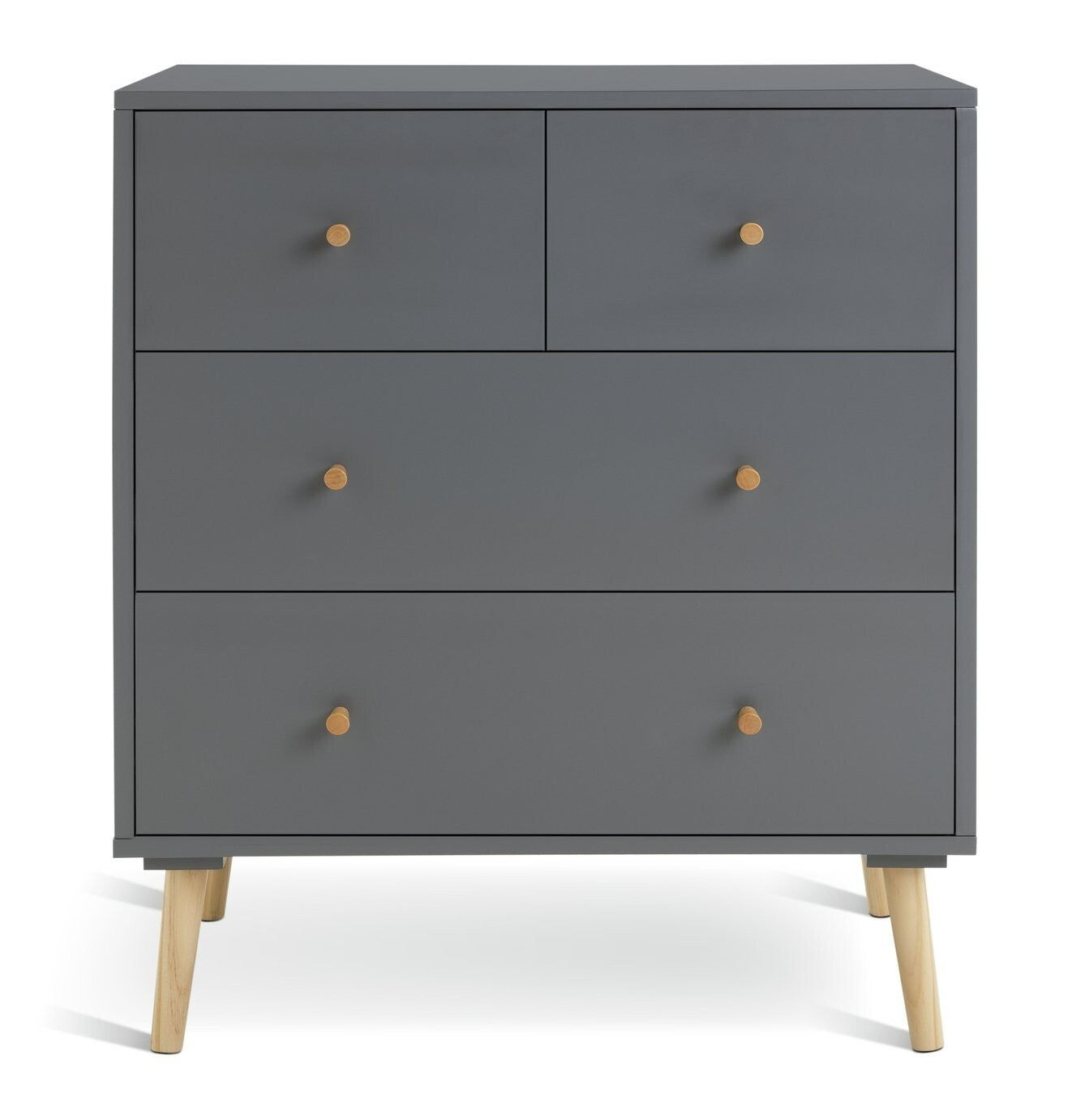 Habitat Otto 4 Drawer Chest - Grey | Bedroom Storage Organizer Dresser Cabinet