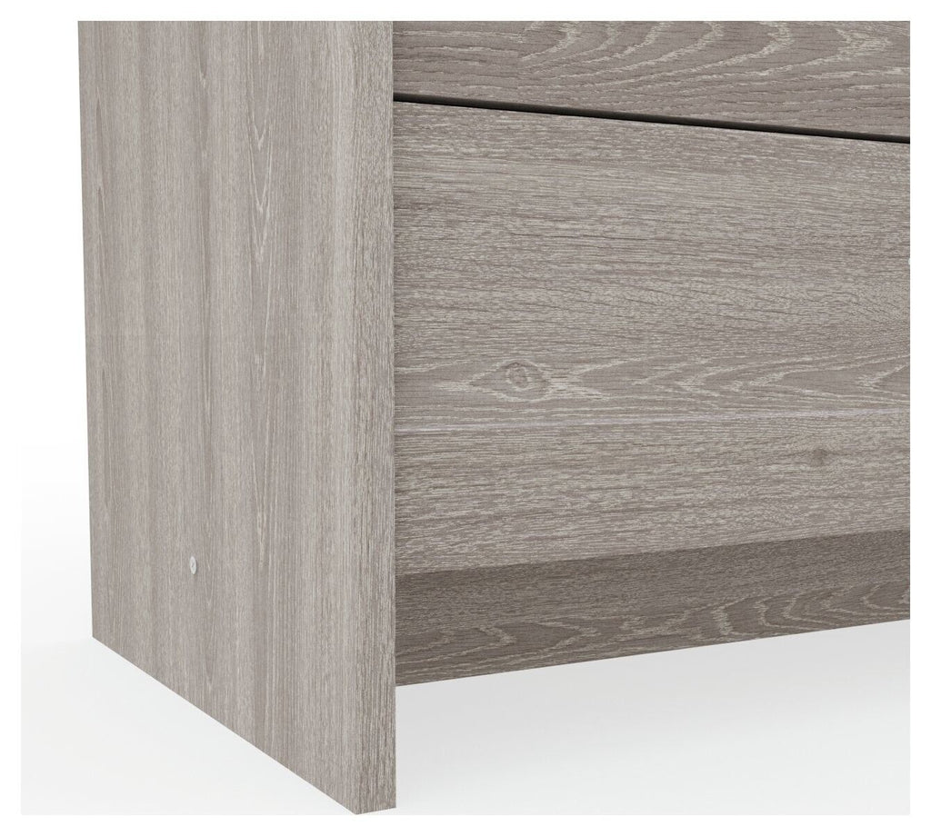 Seville 2 Piece 1 Door Wardrobe Set - Grey & Oak ( B Grade )