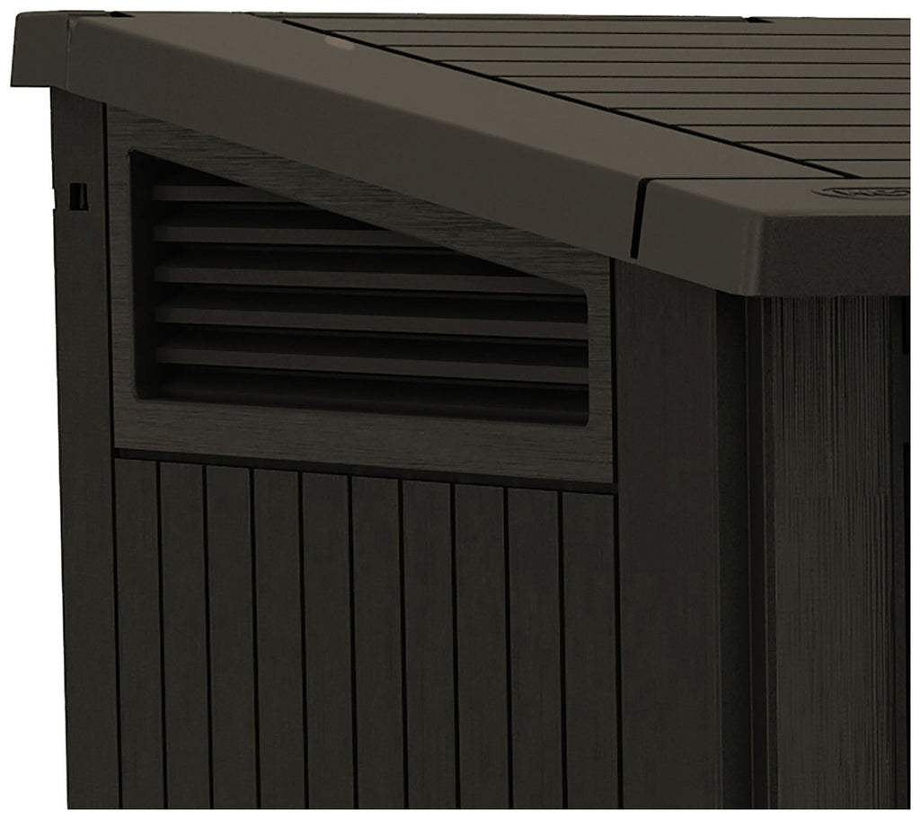 Keter Store It Out Midi 880L Garden Storage Box- Brown ( B Grade 19551)