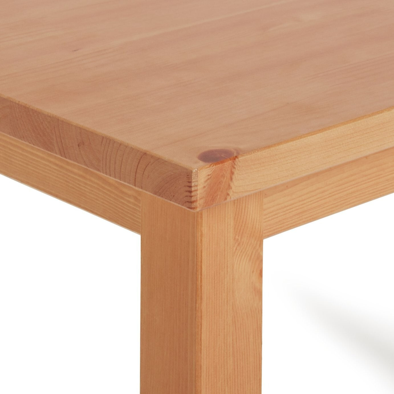 Habitat Ashdon Solid Pine 4 Seater Dining Table - Oak Stain