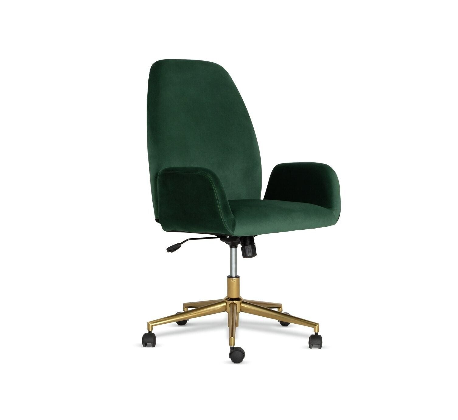 Clarice Velvet Office Chair - Green