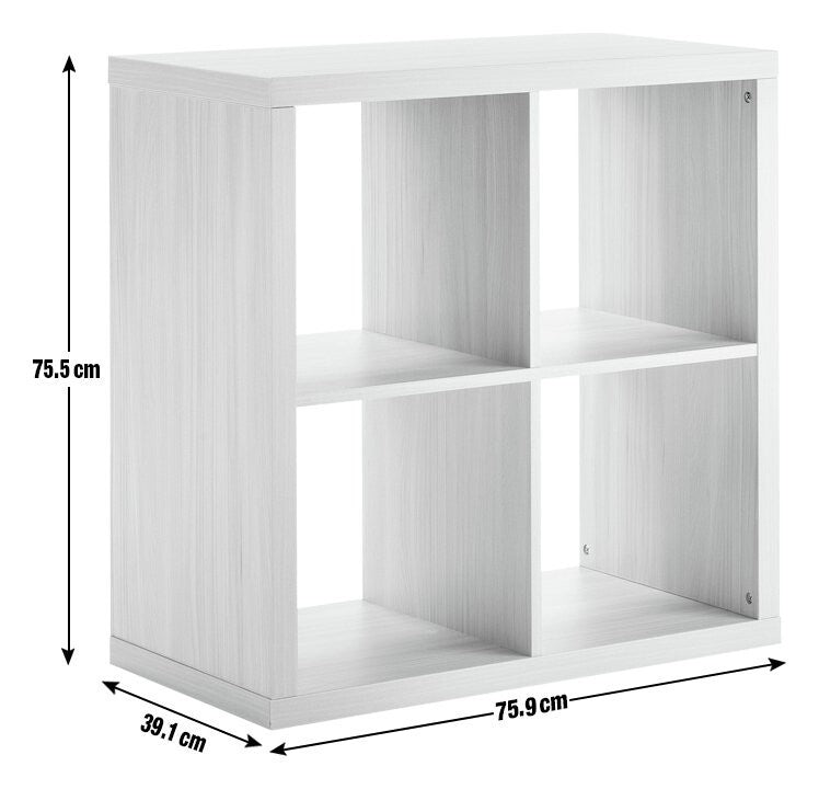 Habitat Squares Plus 4 Cube Storage Unit - Dark Oak