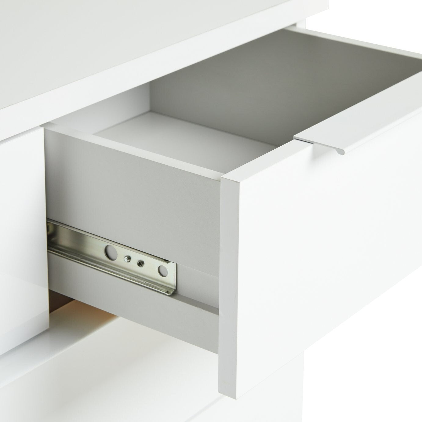 Hallingford 3+2 Drawer Chest -White Gloss